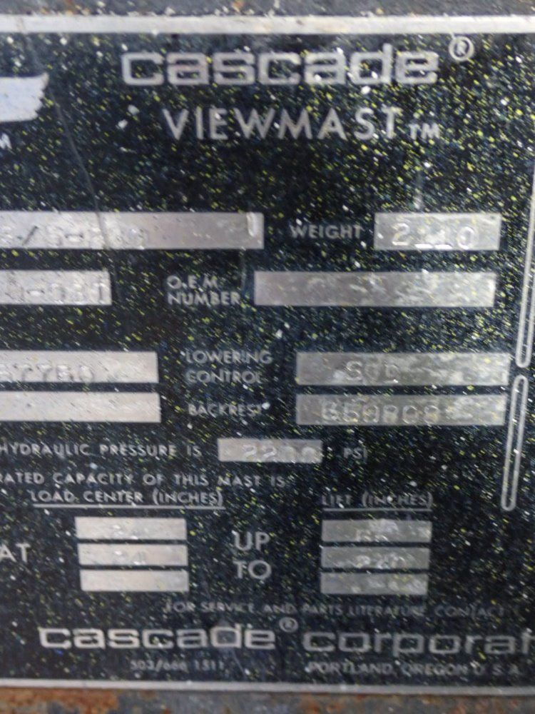 Caterpillar 5500 Lbs V50c Propane Forklift - V50c