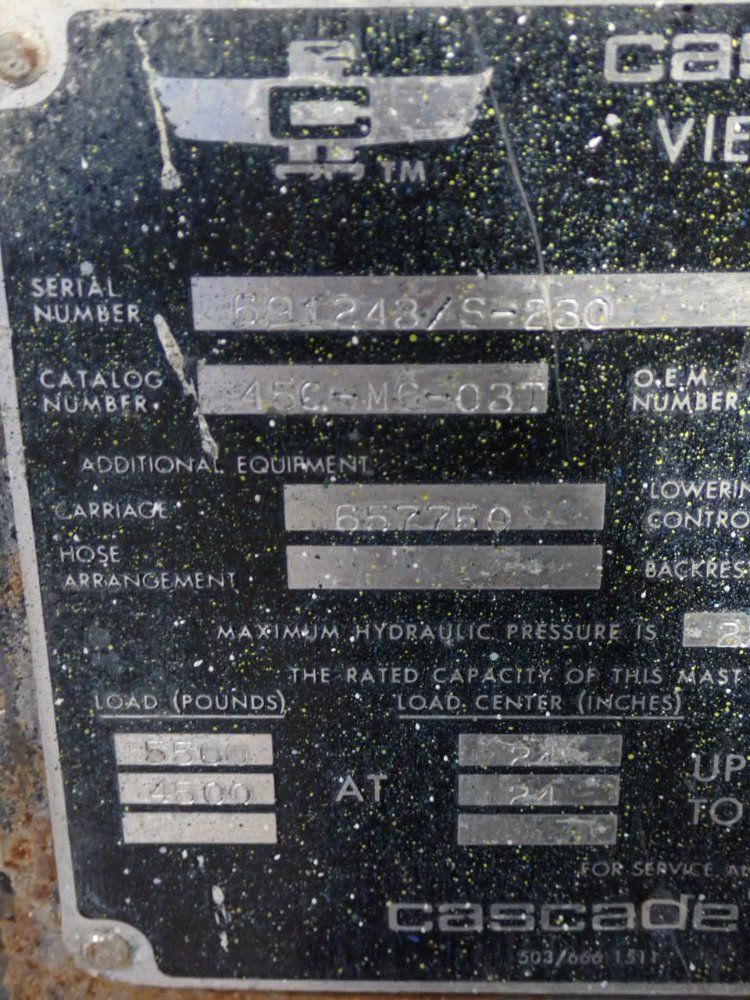 Caterpillar 5500 Lbs V50c Propane Forklift - V50c