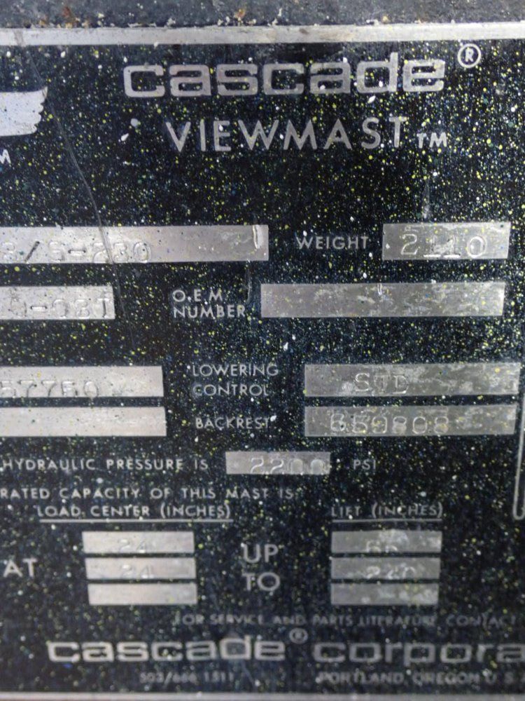 Caterpillar 5500 Lbs V50c Propane Forklift - V50c