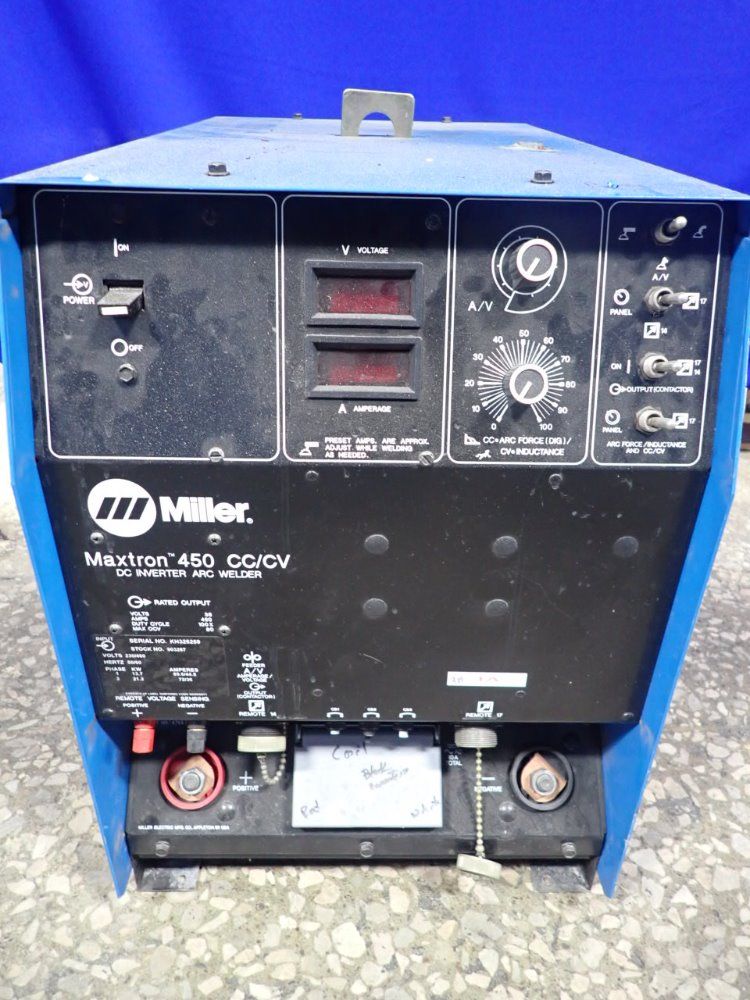 Milller Milller Maxtron 450 Cccv Dc Inverter Arc Welder