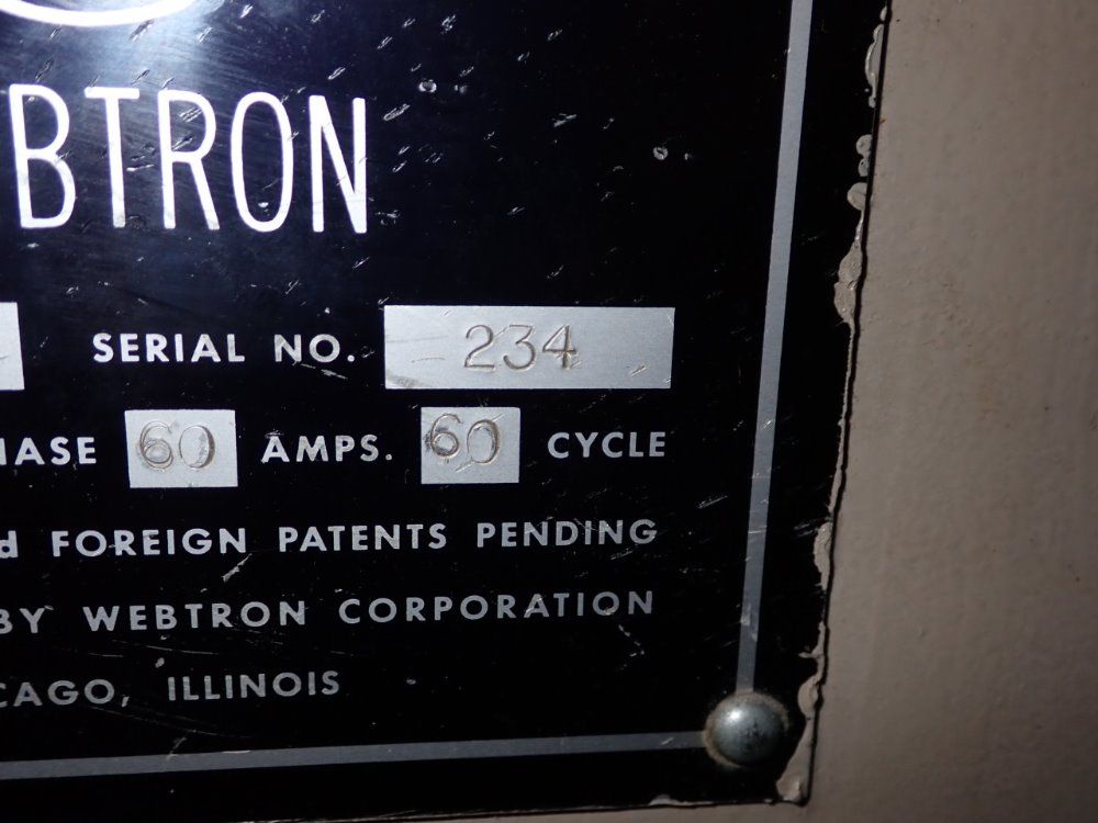 Webtron 650 Printing Press - 650