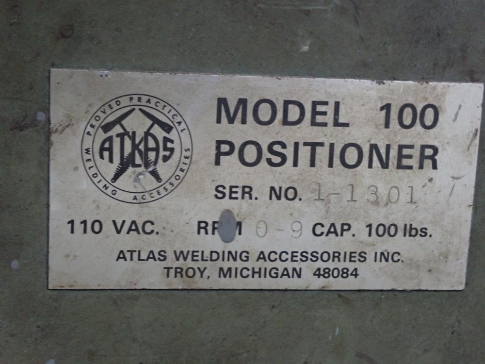 Atlas Welding Welding Positioner