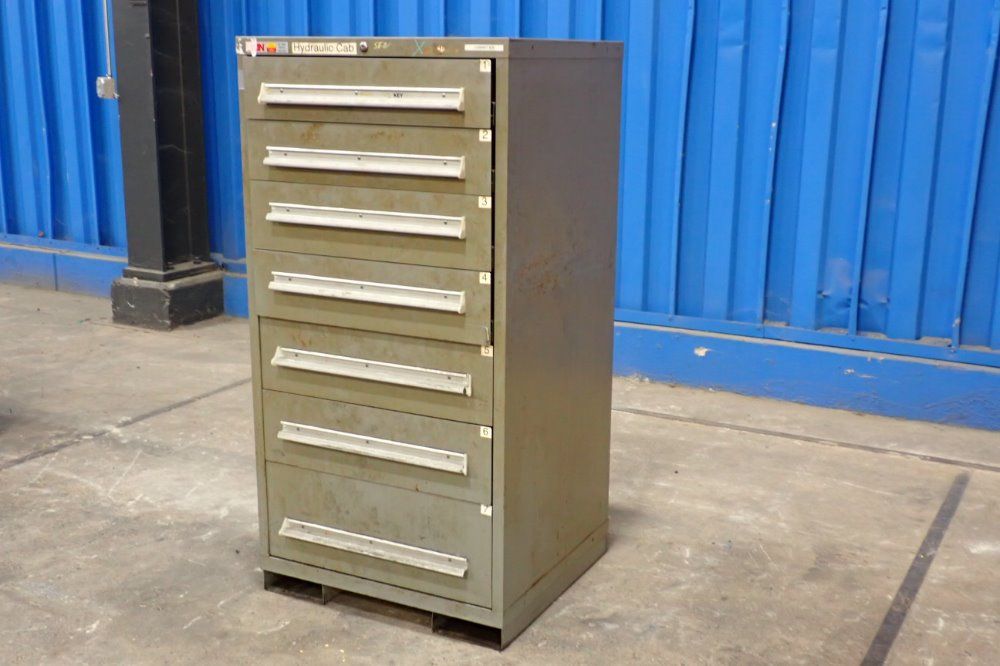 Lyon 26x6x26 7 Tier Steel Tool Cabinet