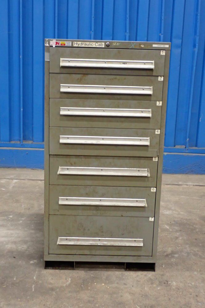 Lyon 26x6x26 7 Tier Steel Tool Cabinet