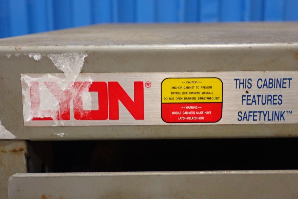 Lyon 26x6x26 7 Tier Steel Tool Cabinet