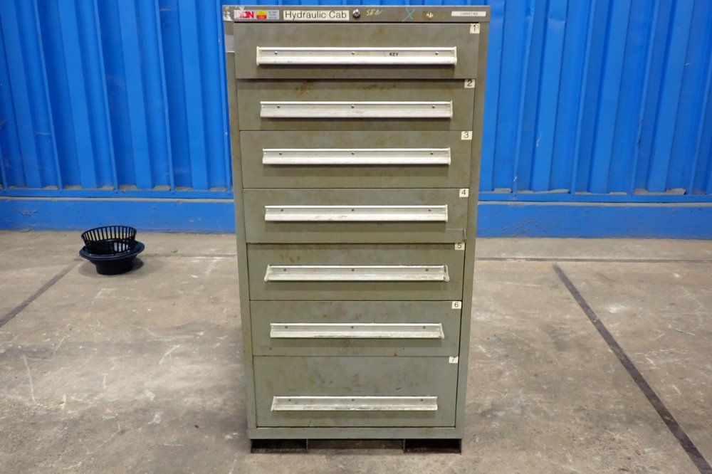 Lyon 26x6x26 7 Tier Steel Tool Cabinet