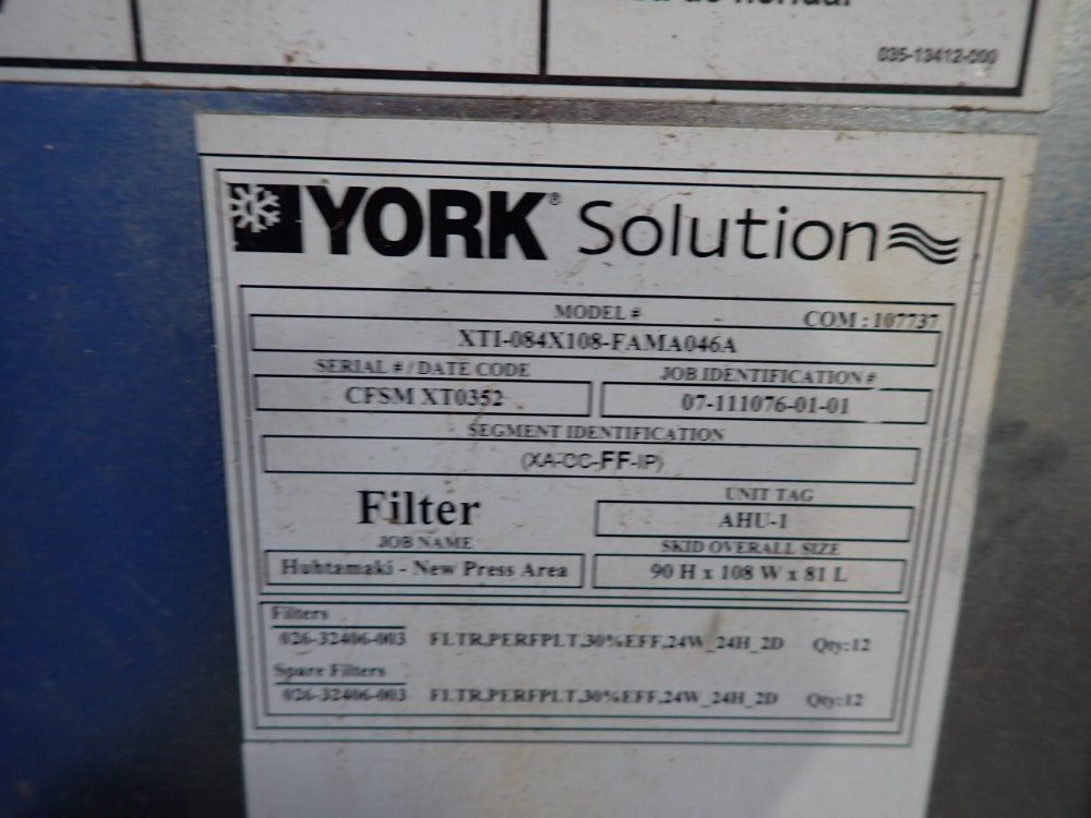 York Solutions Hvac Unit