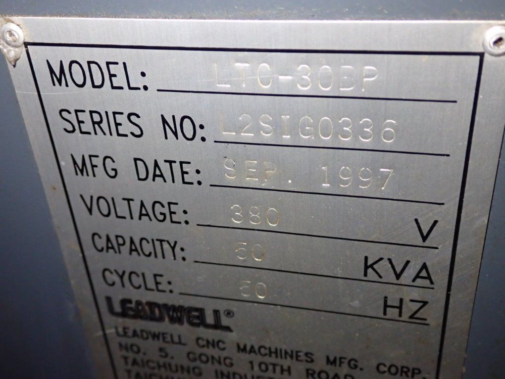Leadwell Cnc Lathe
