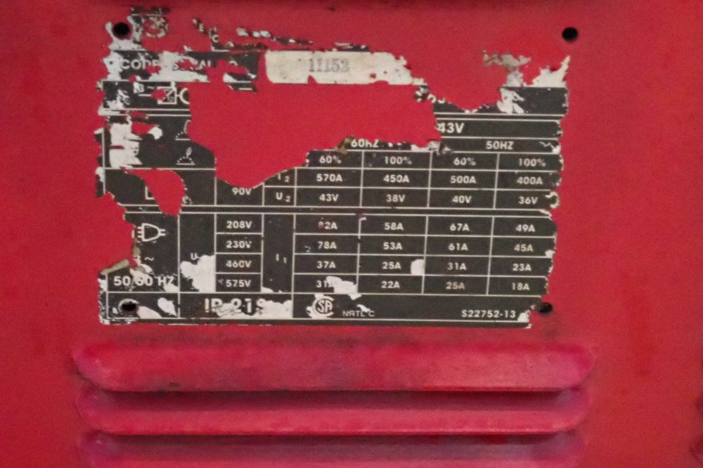 Lincoln Electric Powerwave 455 Power Source - Powerwave 455m/11152