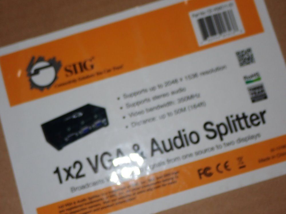 Kramer/siig Audio Splitters