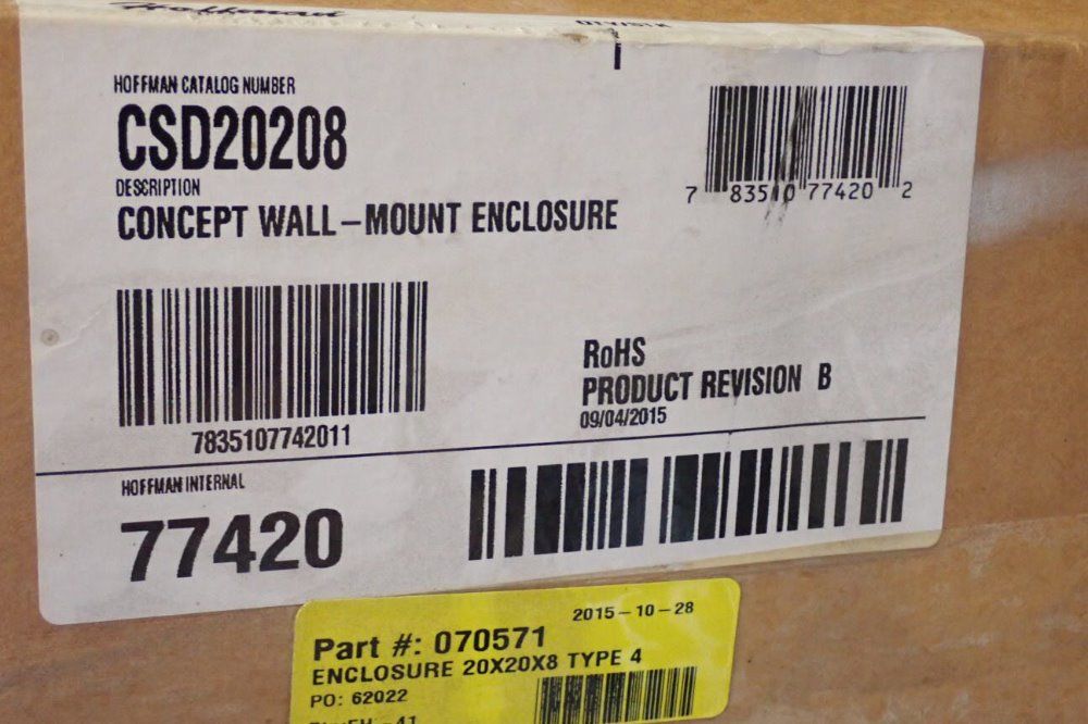 Hoffman 20x19x8 Concept Wall-mount Enclosure - Csd20208