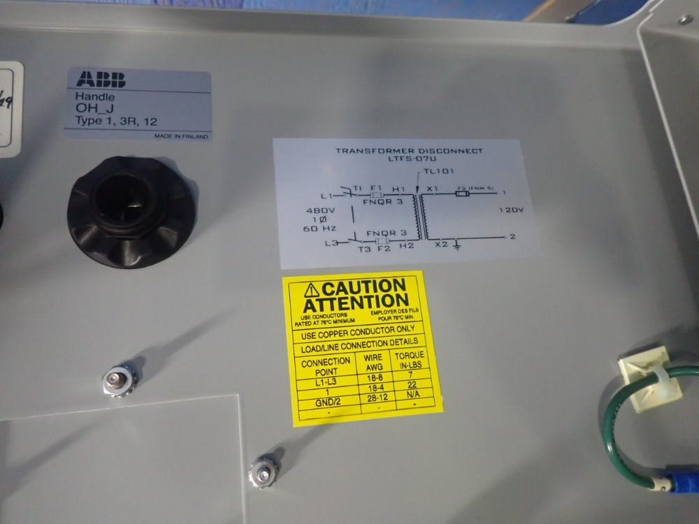 Daykin Electric Transformer Disconnect