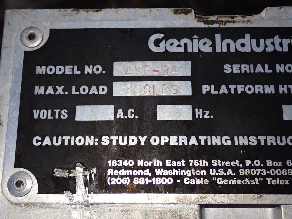 Genie 300 Lbs Lift - Awp-24