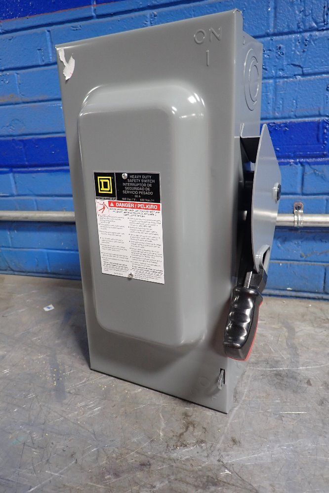 Square D 60 Amps/600v Fusible Disconnects - Hu362