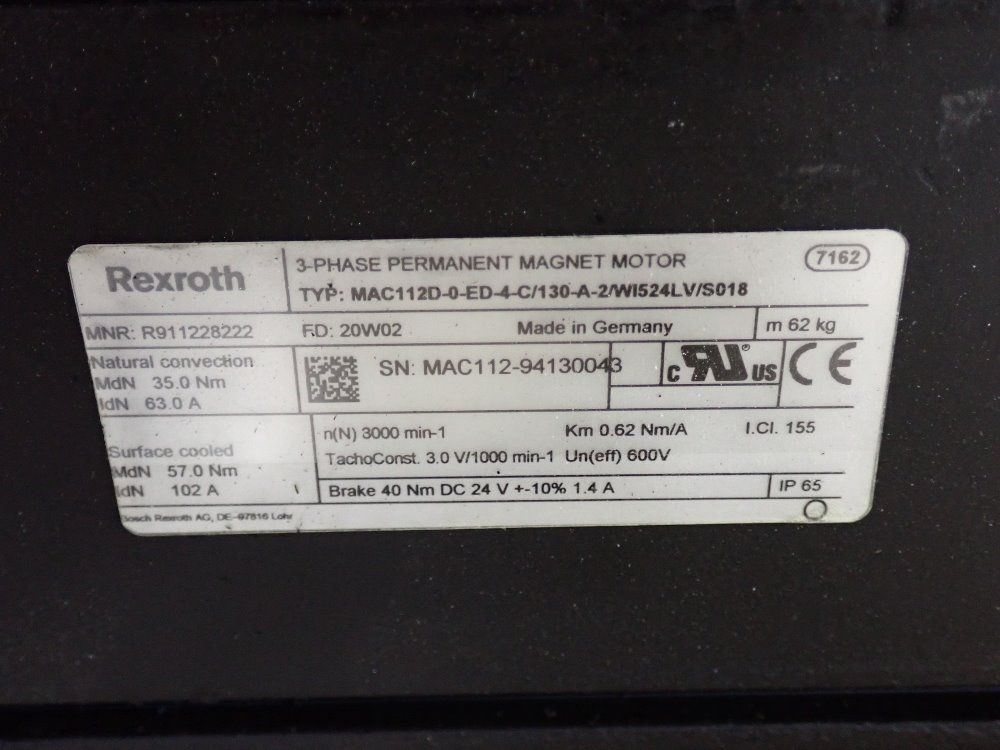 Rexroth Permanent Magnet Motor