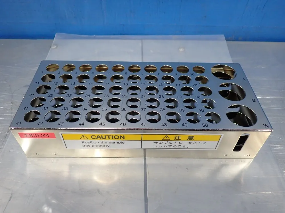 Mitsubishi Chemical 50 Small And 3 Large Slots Vial Trays - Mc18615