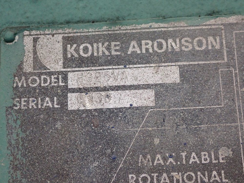 Koike Aronson Welding Positioner - Ts25,hs25va