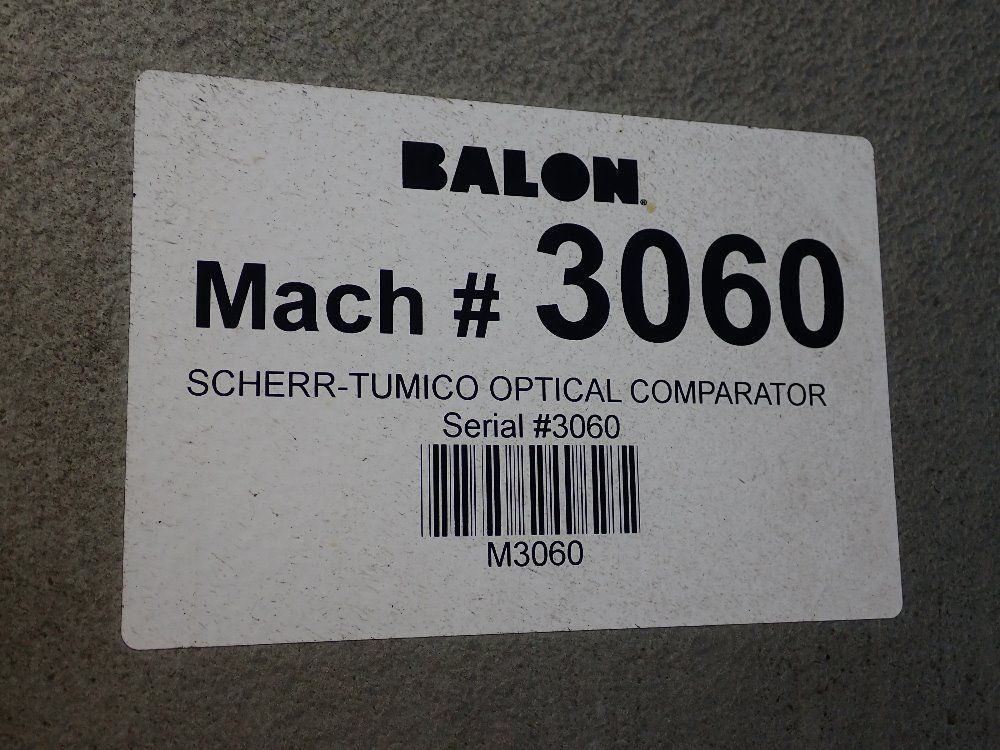 Scherr Tumico  Optical Comparator 