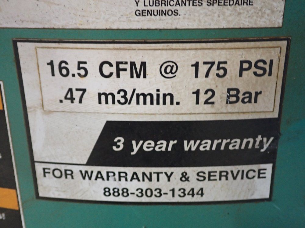 Speedaire 5hp Air Compressor - 1wd58