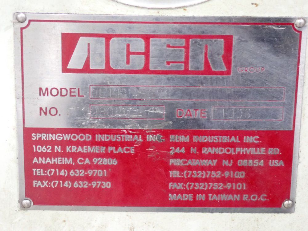 Acer 3hp Vertical Milling Machine - Ultima 3vs