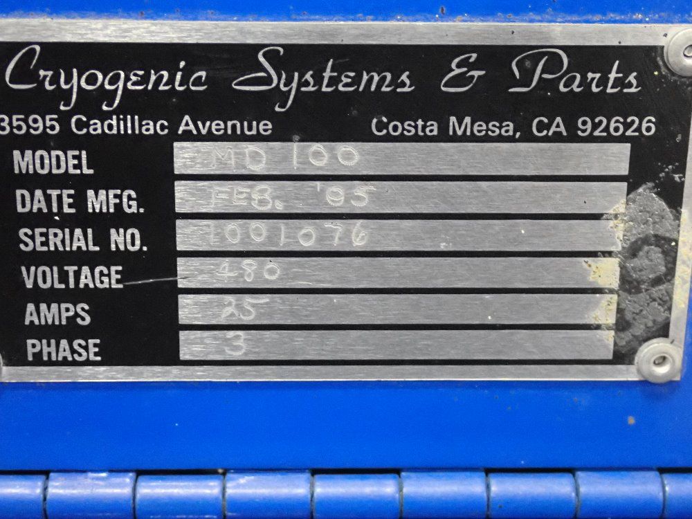 Air Mac Cryogenic System - Md100