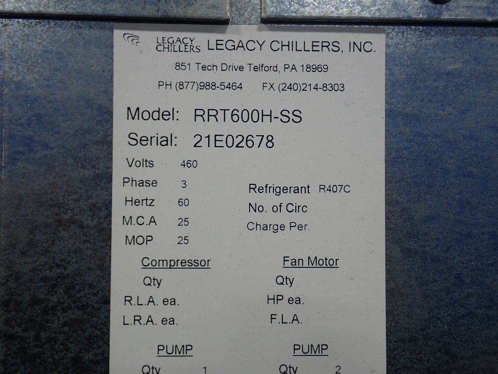 Legacy Chillers Chiller - P2w26dh5