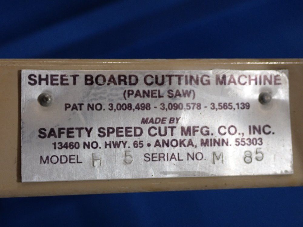 Safety Speed Cut Panel Saw - H5