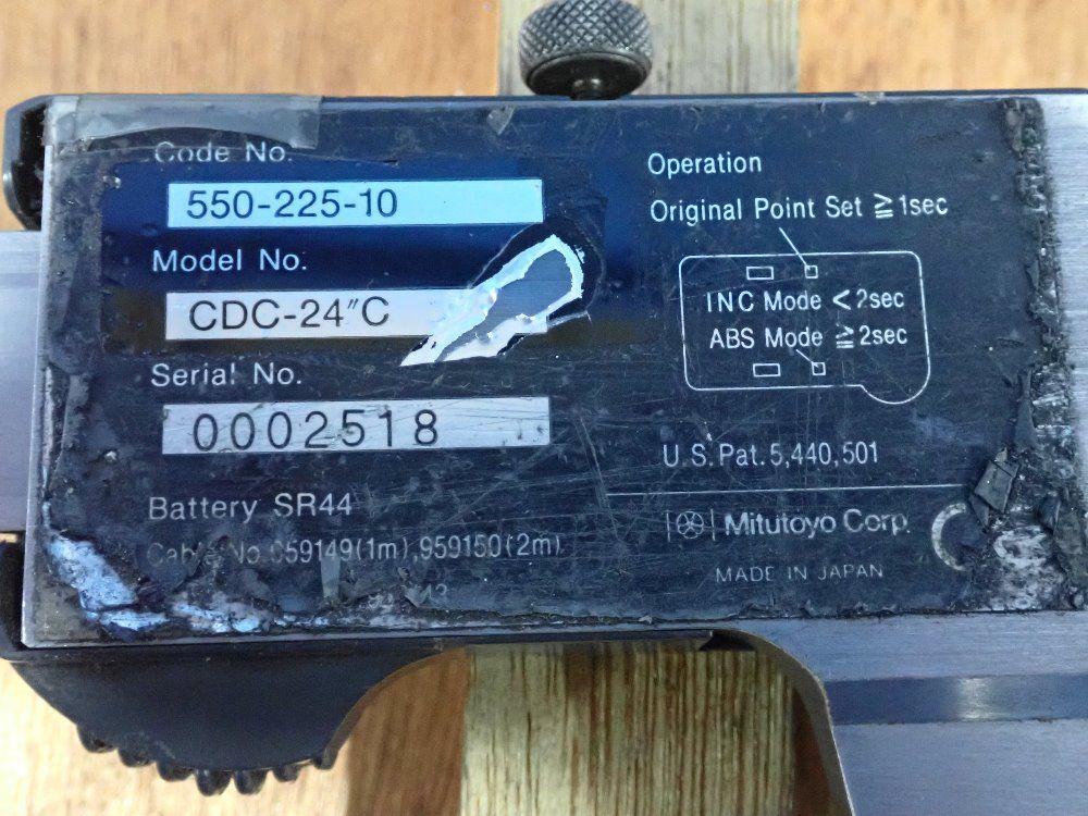 Mitutoyo Corp. 0"-24" Digital Caliper - Cdc-24c