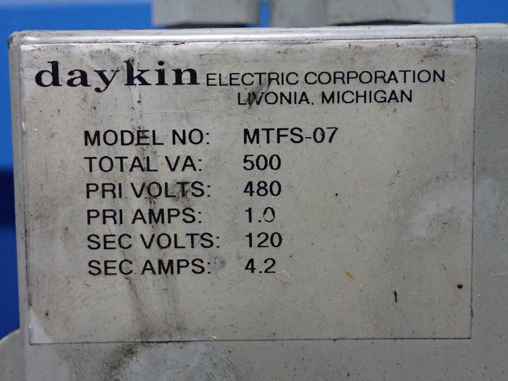 Daykin Electric Corp Mini Transformer Disconnect