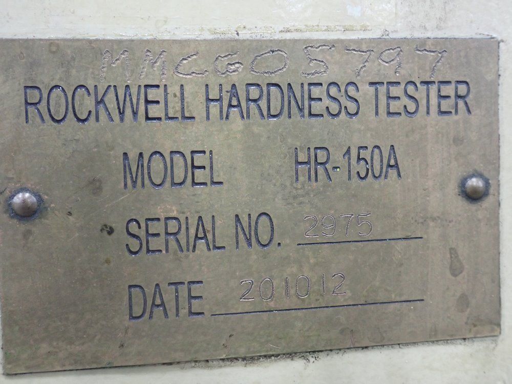 Rockwell 8" Diameter Hardness Tester - Hr-150a