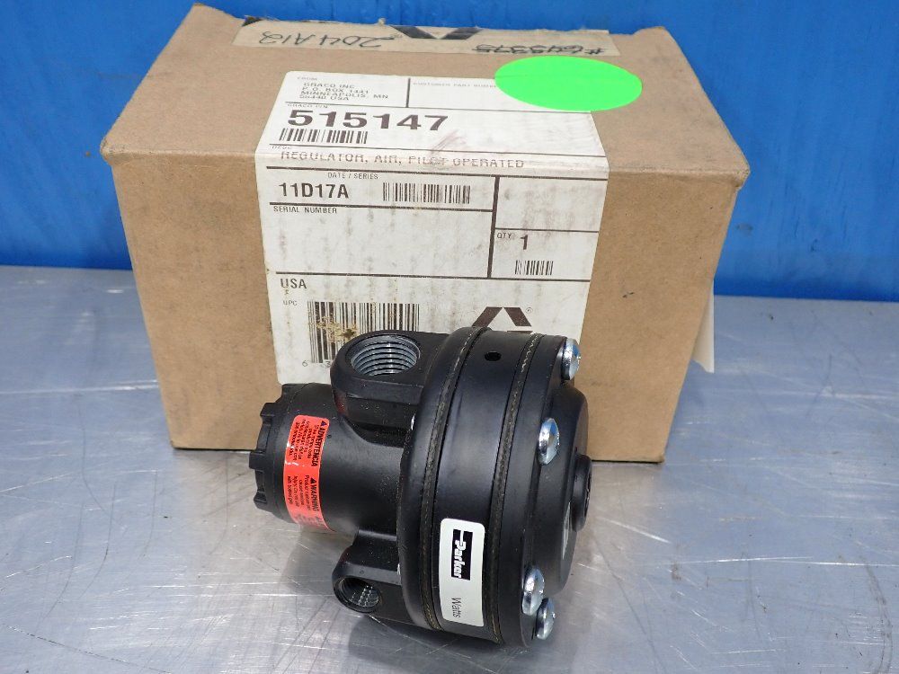Parker 300psi Max Pilot Operated Air Regulator - R119-04j