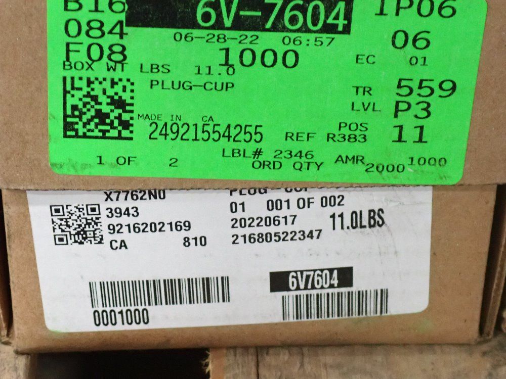 Mercury Products 1" Plug-cup - 6v-7604