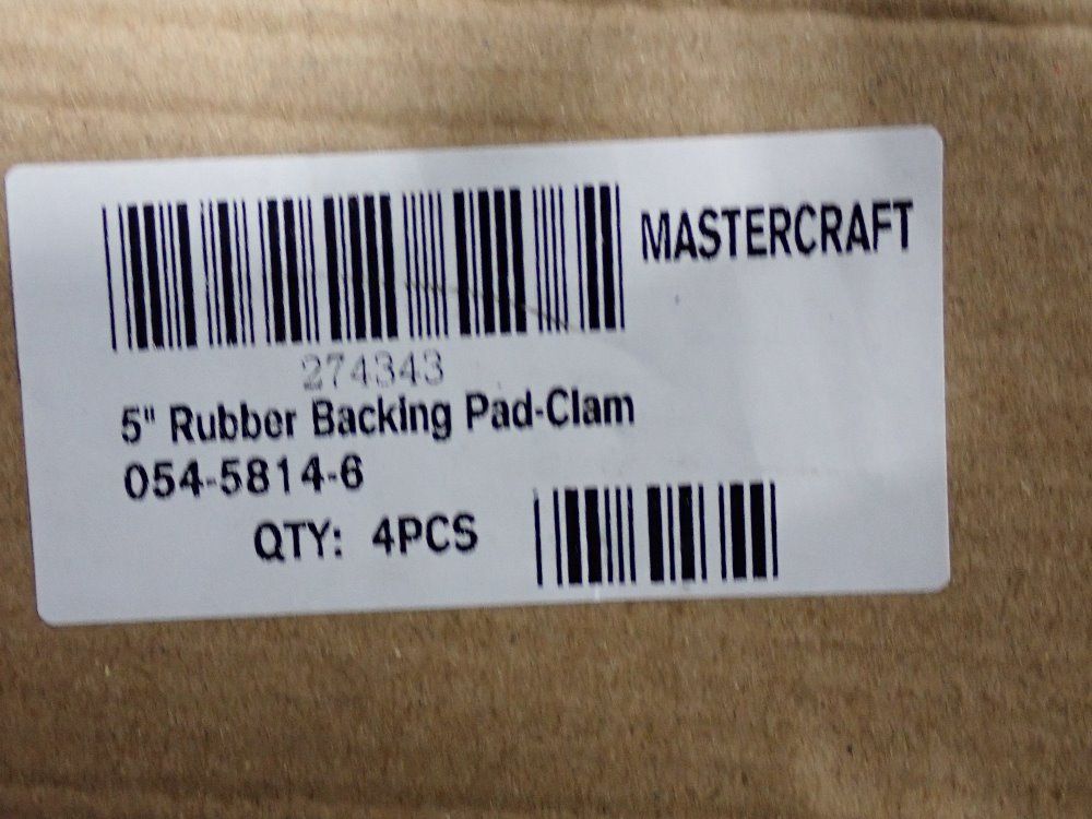Mastercraft 5" Rubber Backing Pads - 054-5814-6