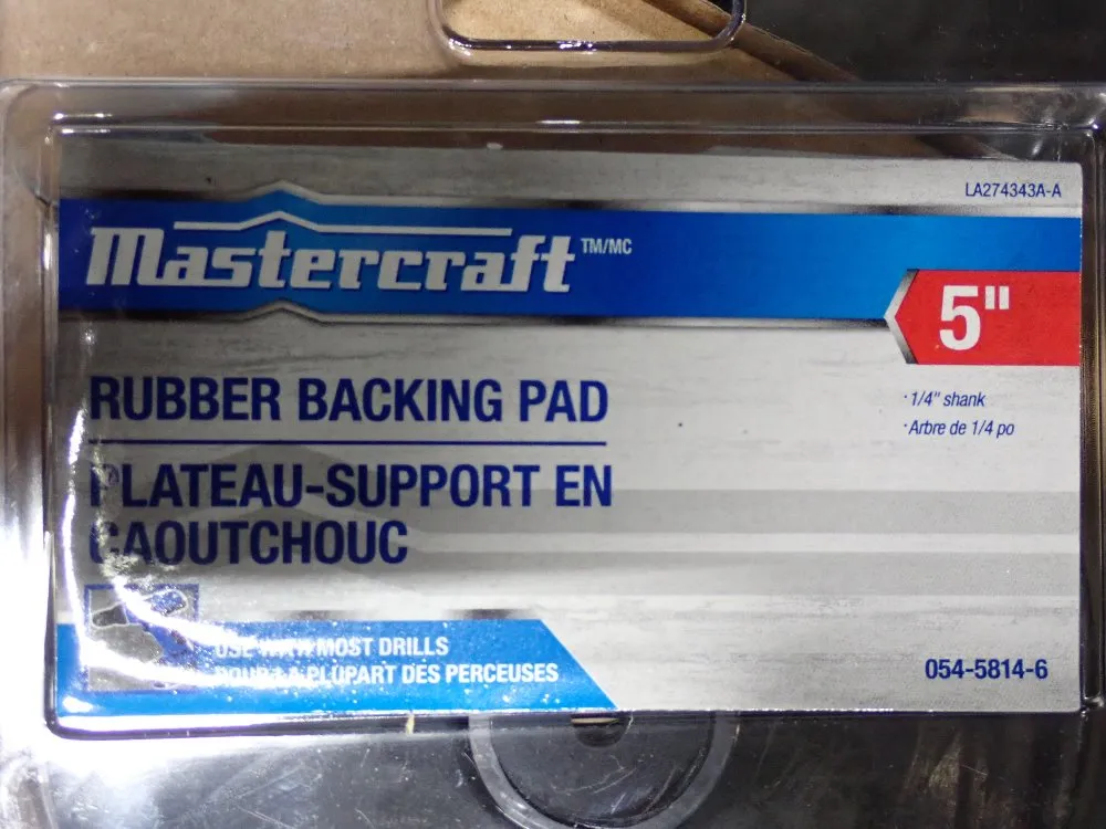 Mastercraft 5" Rubber Backing Pads - 054-5814-6