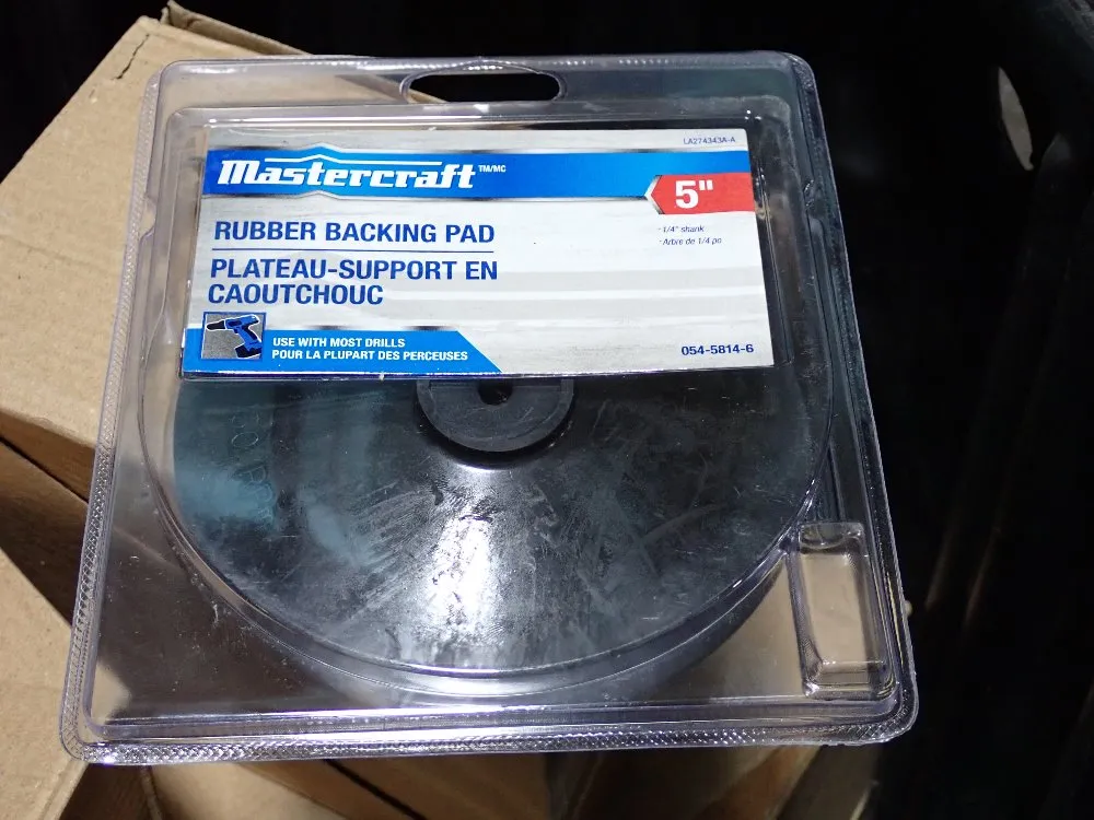Mastercraft 5" Rubber Backing Pads - 054-5814-6