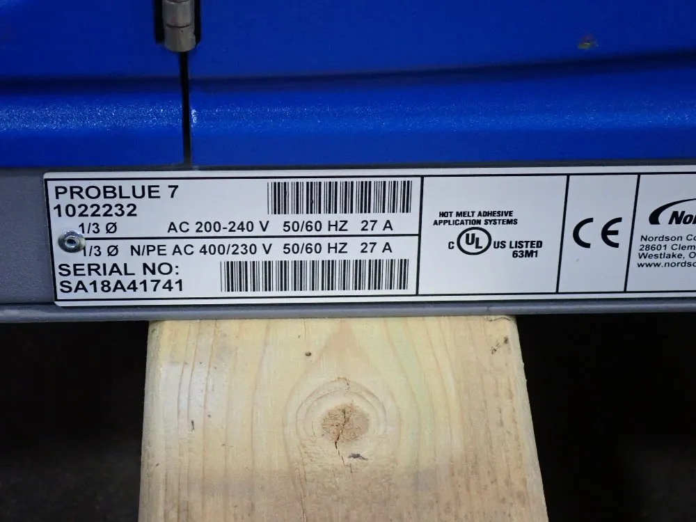 Nordson 240v Problue 7 Glue Machine - 1022232