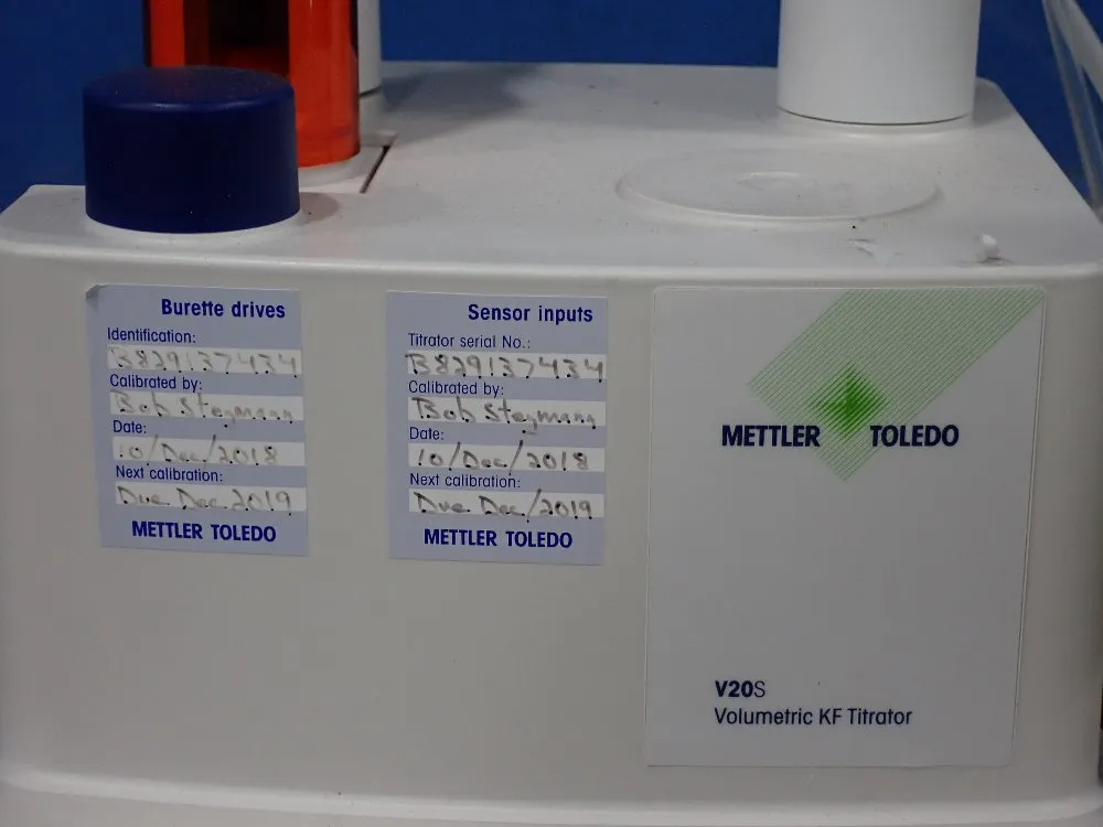 Mettler Toledo Volumetric Kf Titrator - V20s