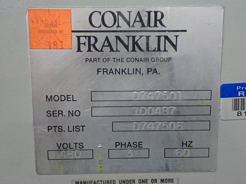 Conair Franklin Air Dryer - D747501