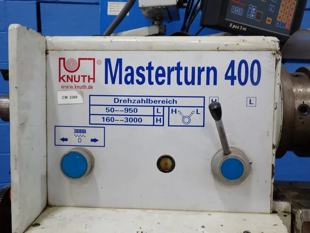 Knuth 16x76 Masterturn Lathe - 400/1500