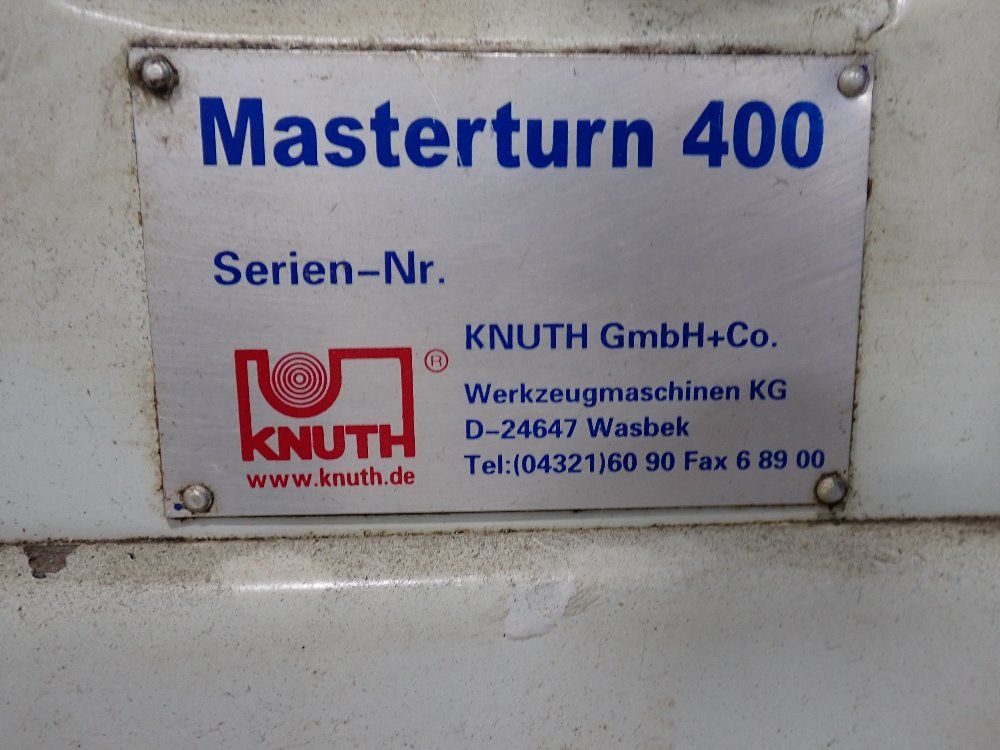 Knuth 16x76 Masterturn Lathe - 400/1500