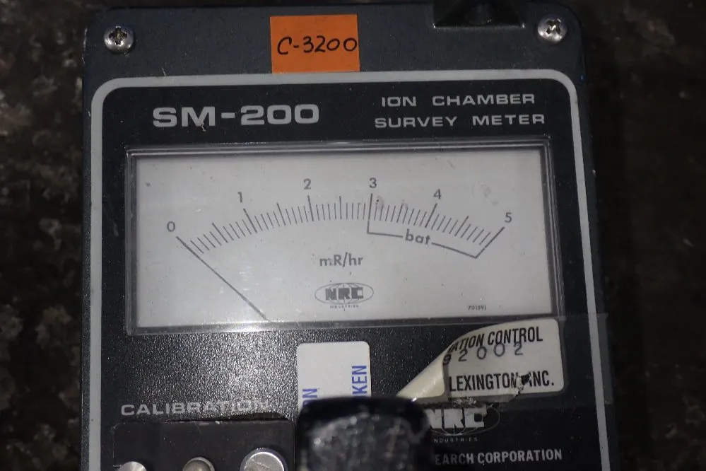 Nrc/nuclear Research Corp Survey Meter - Sm-200