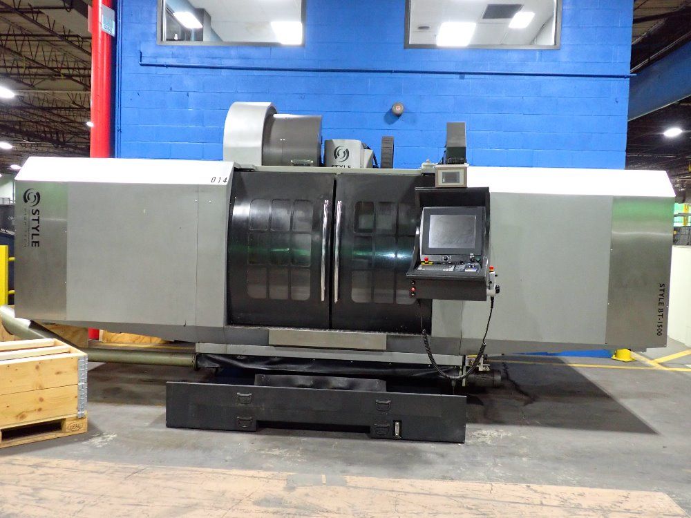 Style High Tech Cnc Milling Machine W/ Tooling - Bt-1500e