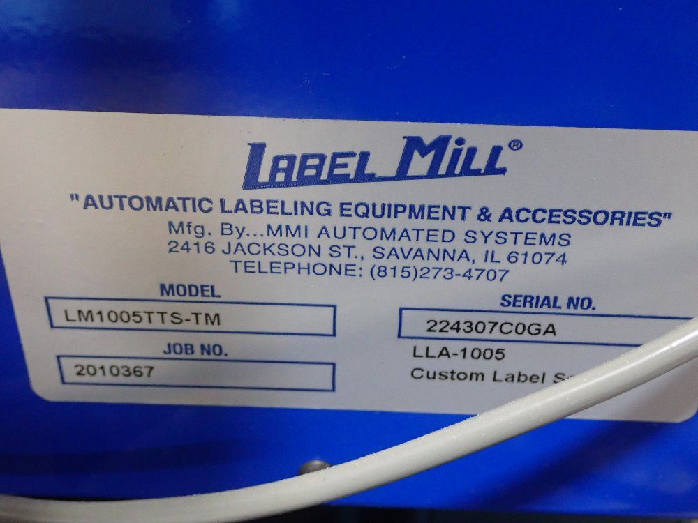 Label Mill Labeler - Lm1005tts-rm