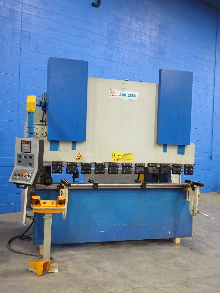 Knuth Machine Tools Usa Inc. 88 Tons Hydraulic Press Brake - Ap-8-88 2004 (ahk 2680)