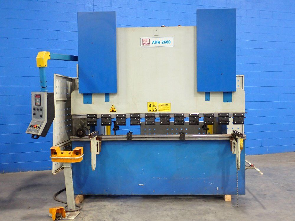 Knuth Machine Tools Usa Inc. 88 Tons Hydraulic Press Brake - Ap-8-88 2004 (ahk 2680)