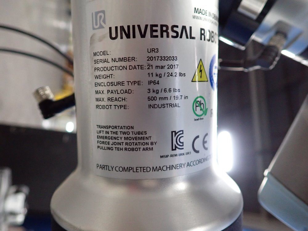 Universal Robotics Robot Arm - Ur3