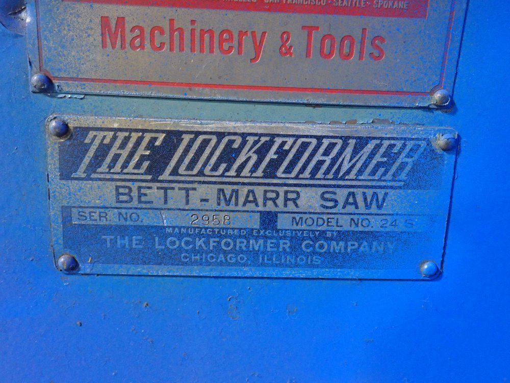 Lockmaster 18" Vertical Band Saw - 24-s