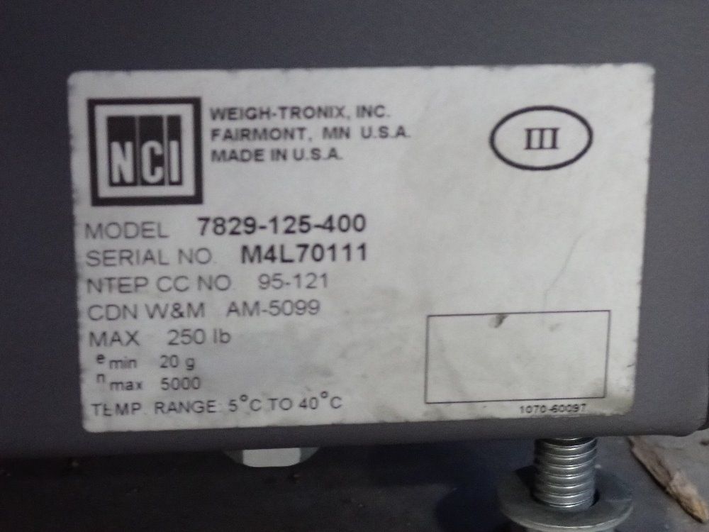 Nci 250lb Digital Scale - 7829-125-400