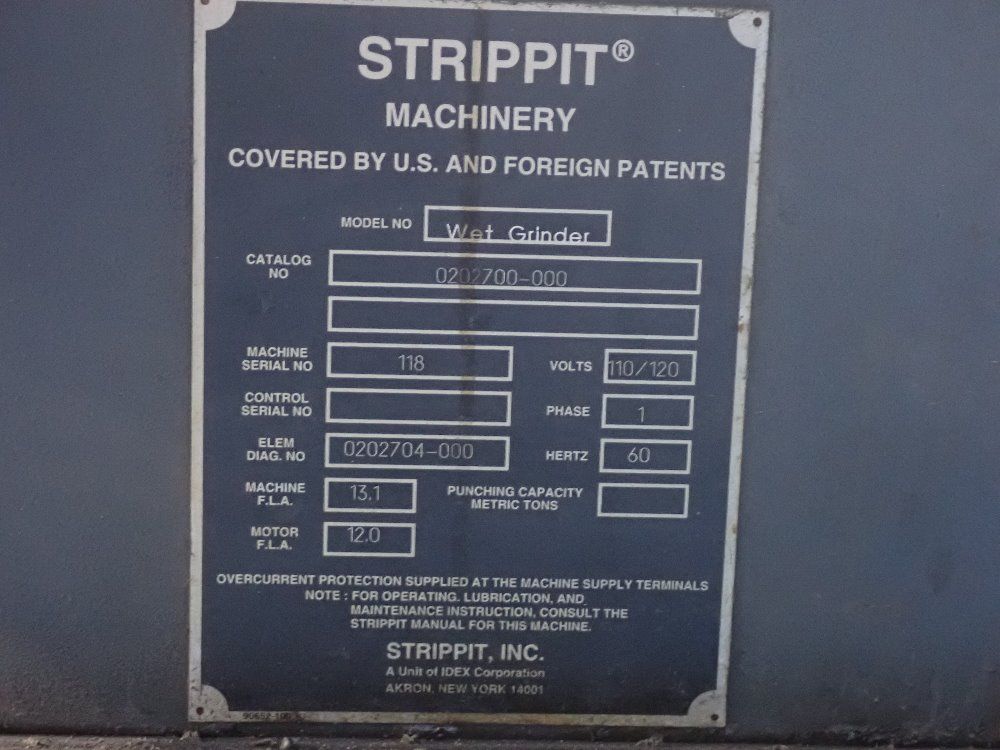 Strippit Tool Grinder