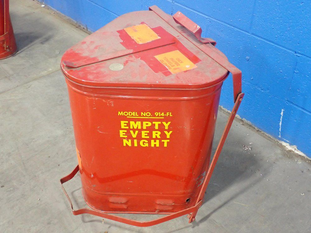 Eagle Mfg. Co. Combustible Waste Container - 914-fl